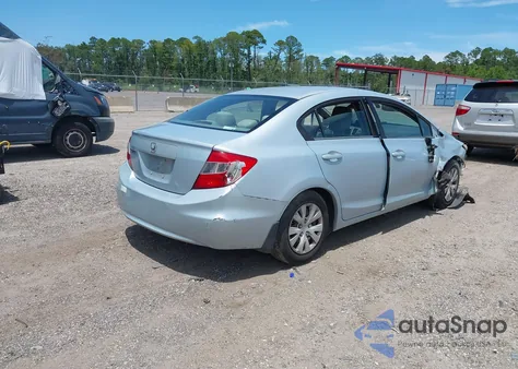 2012 Honda Civic Lx из США, поврежденный, VIN 19XFB2F59CE006314